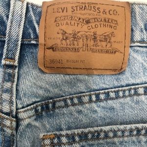 Vintage Levi’s High Rise Denim Shorts